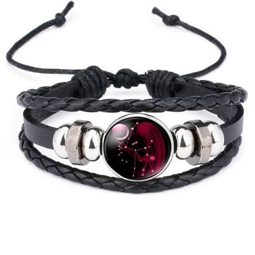 Classy Men Virgo Constellation Zodiac Bracelet