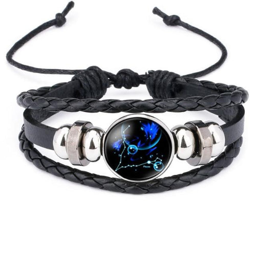 Classy Men Pisces Constellation Zodiac Bracelet - Classy Men Collection