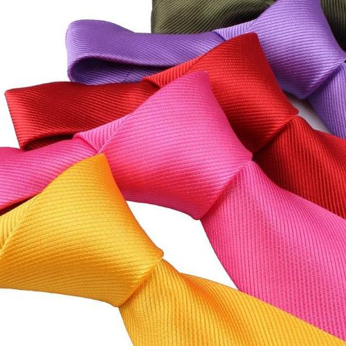 Classy Men Plain Tie - 20 Colors - Classy Men Collection