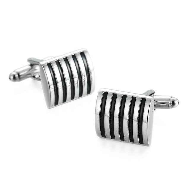 Classy Men Cufflinks Striped - Classy Men Collection