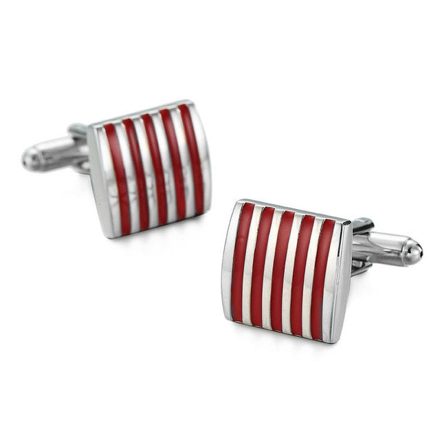 Classy Men Cufflinks Striped - Classy Men Collection