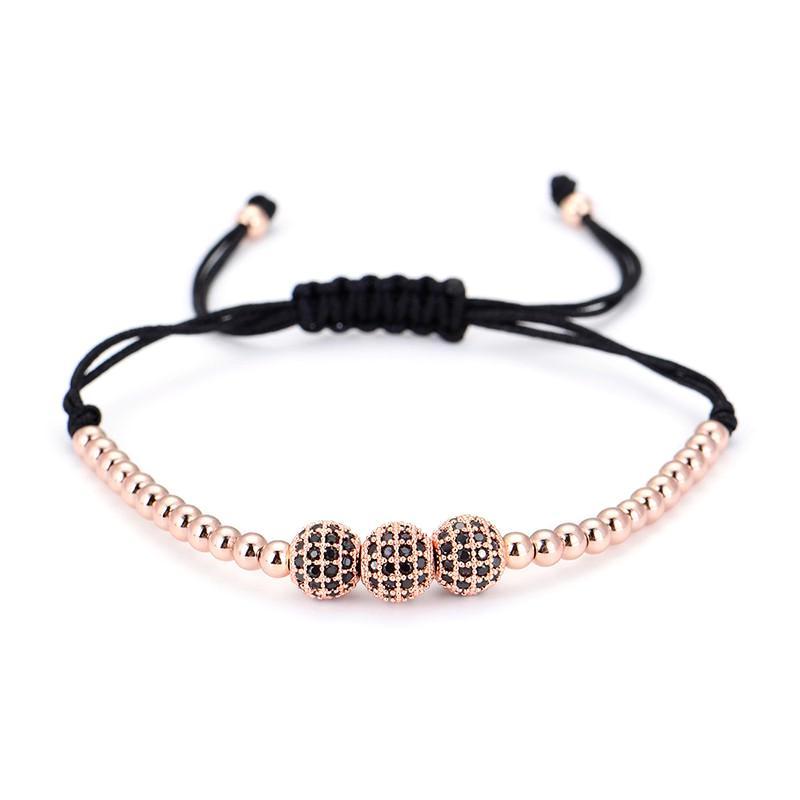 Classy Men Bracelet Triple Rose Gold - Classy Men Collection