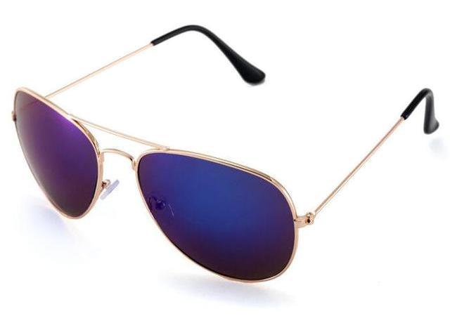 Classy Men Sunglasses Aviator Blue Gold - Classy Men Collection