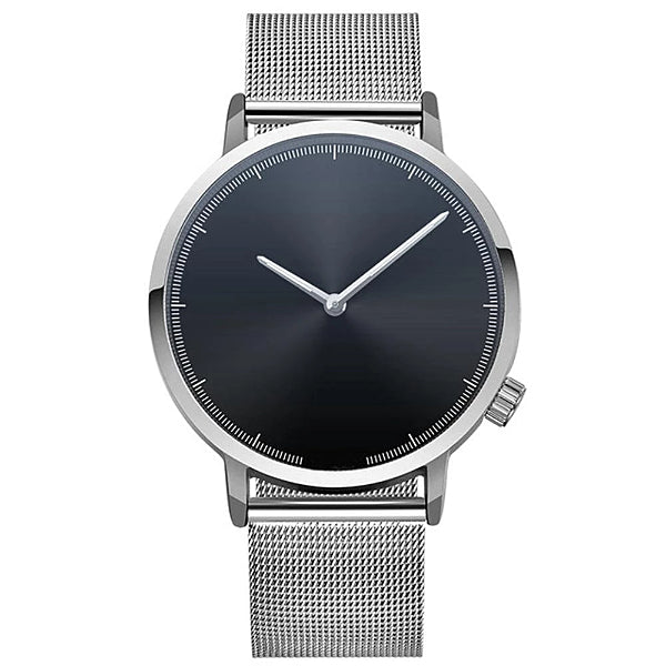 Classy Men Watch Clean Silver/Black - Classy Men Collection