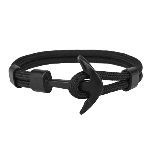 Classy Men Bracelet Anchor Black - 3 Styles - Classy Men Collection