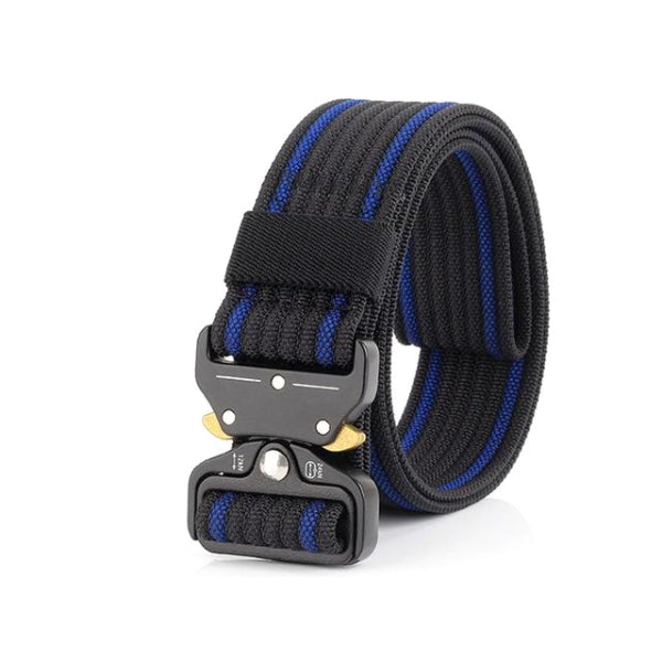 Classy Men Blue Nylon Web Belt - Classy Men Collection