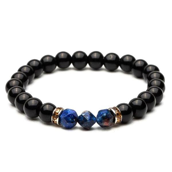 Elegant Blue Stone Bracelet Classy Men Collection