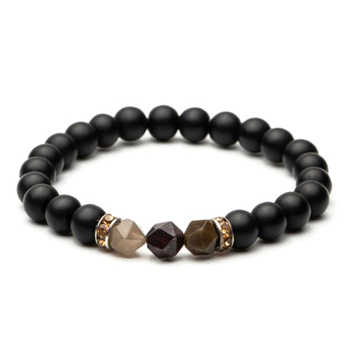Classy Men Elegant Brown Stone Bracelet - Classy Men Collection