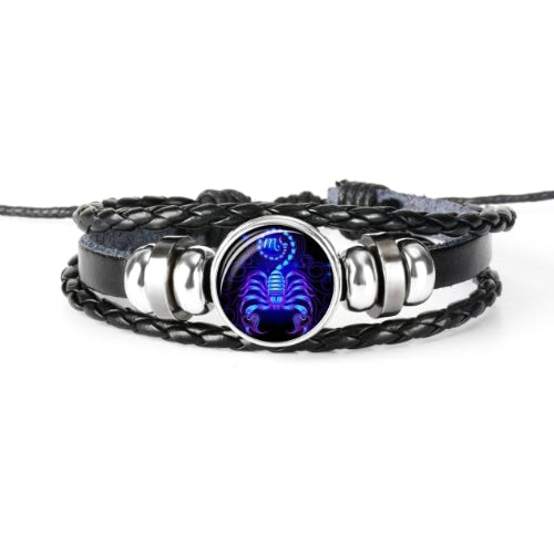 Classy Men Scorpio Zodiac Symbol Bracelet - Classy Men Collection