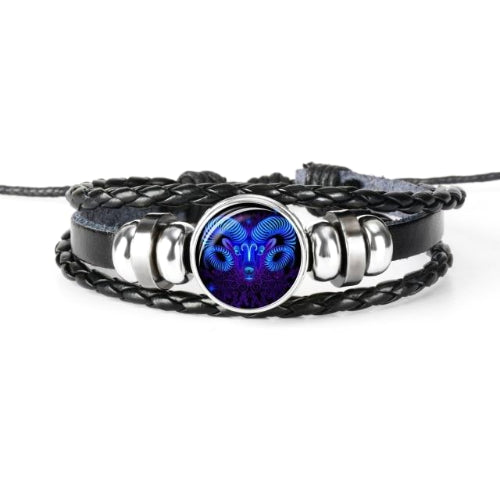 Classy Men Aries Zodiac Symbol Bracelet - Classy Men Collection