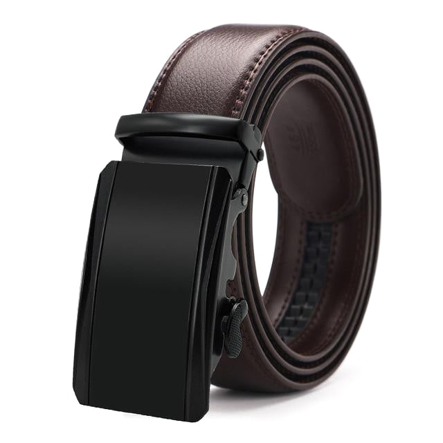 Classy Men Brown Leather Suit Belt - Classy Men Collection