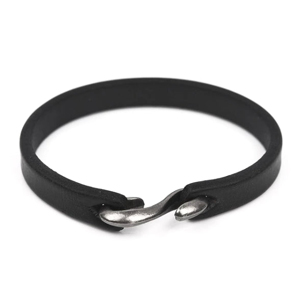 Classy Men Black Vintage Leather Bracelet - Classy Men Collection