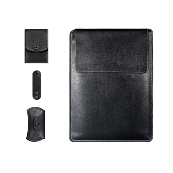 Classy Men Leather Laptop Sleeve Set - 5 Colors - Classy Men Collection