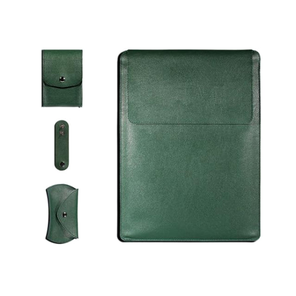 Classy Men Leather Laptop Sleeve Set - 5 Colors - Classy Men Collection