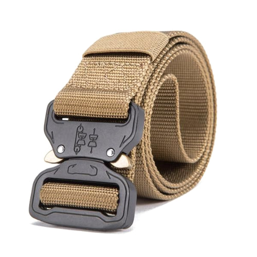 Classy Men Khaki Tactical Web Belt - Classy Men Collection
