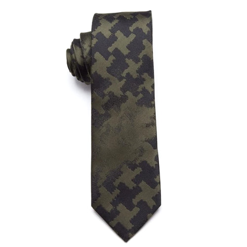 Classy Men Camouflage Cross Skinny Tie - Classy Men Collection