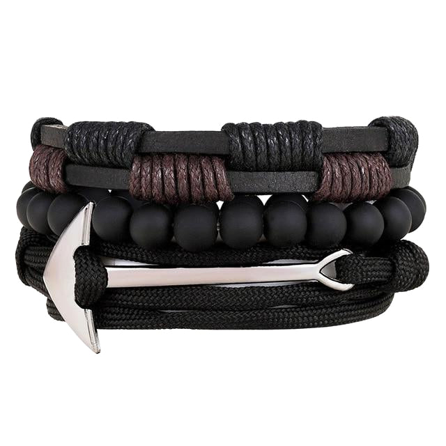 Classy Men Anchor Bracelet Set - Classy Men Collection