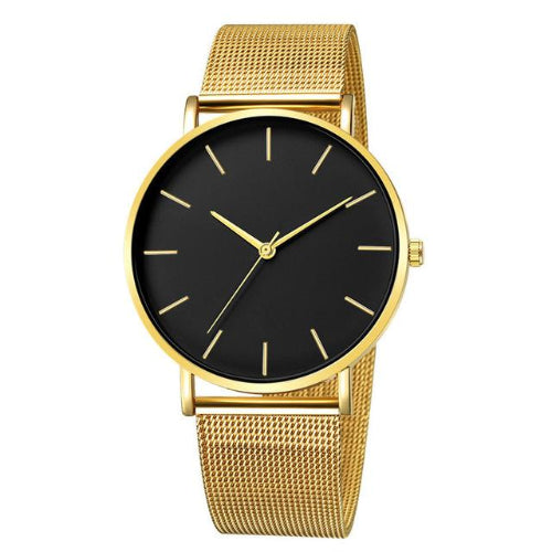 Classy Men Mesh Watch Gold | 3 Styles - Classy Men Collection