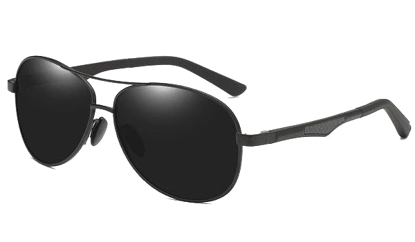 Classy Men All Black Polarized Pilot Sunglasses - Classy Men Collection