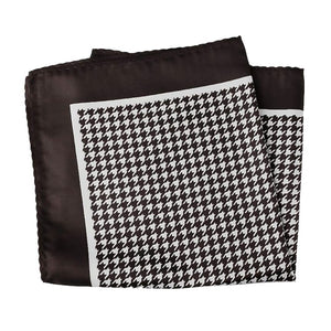 Classic houndstooth pocket square