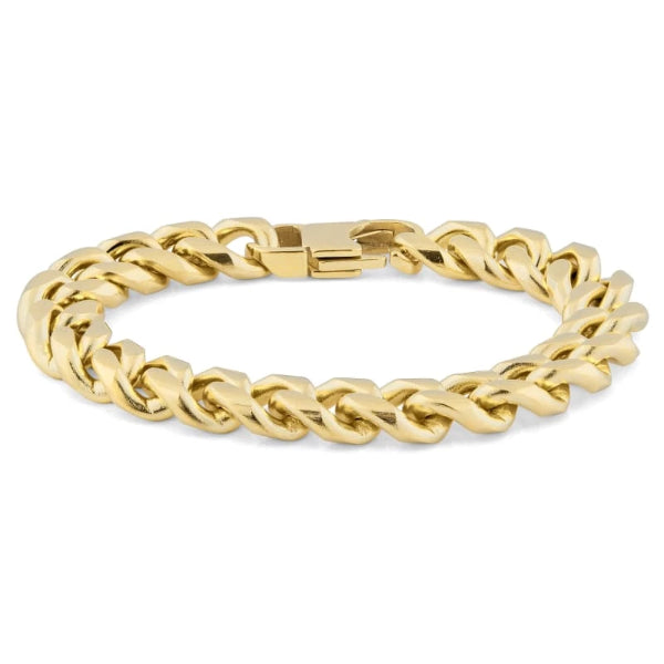 12mm gold-toned chain bracelet