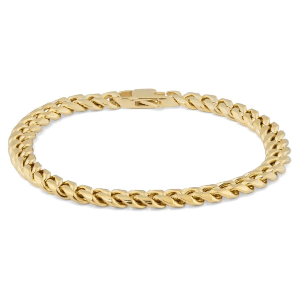 6mm gold-toned chain bracelet