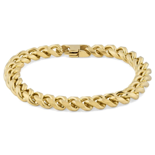 8mm gold-toned chain bracelet