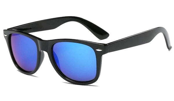 Blue mirror standard sunglasses for men