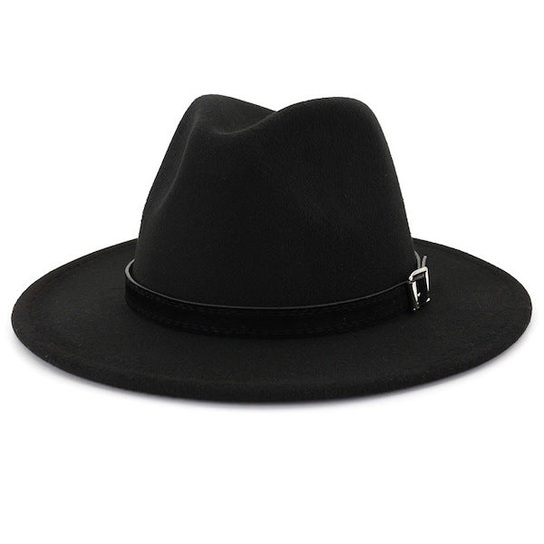 Classic Black Fedora Hat For Men | Classy Men Collection