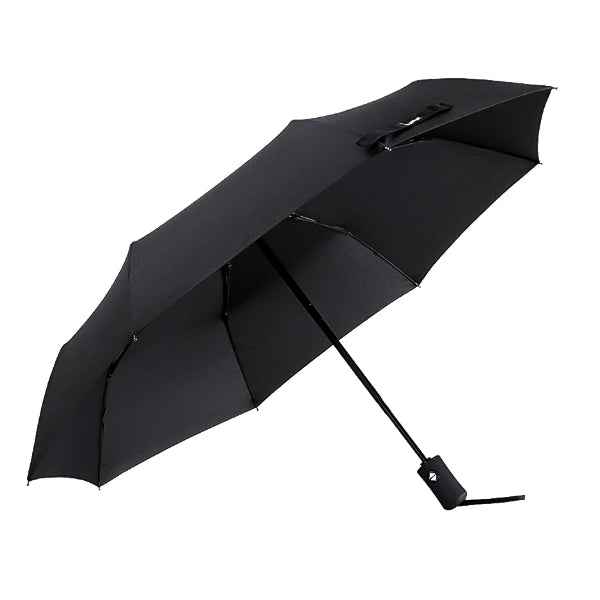 Black basic automatic umbrella open