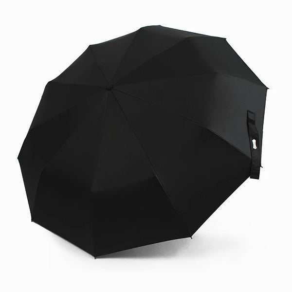 Upside of the black travel umbrella