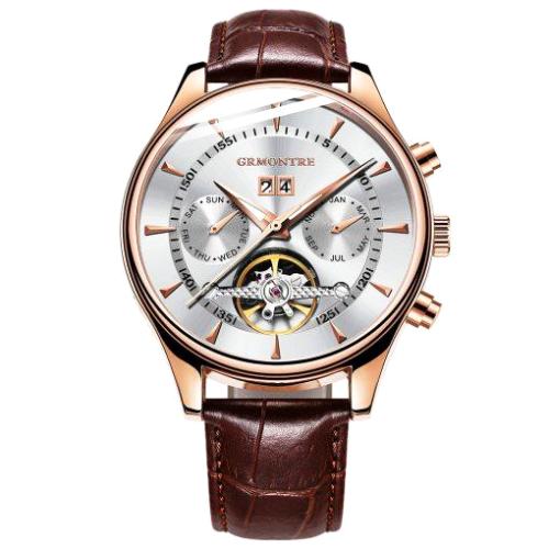 Automatic Mechanical Skeleton Watch | Mens Watches Automatic Mechanical -  Playboy - Aliexpress