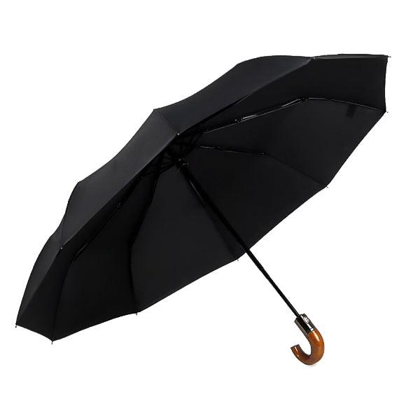 Classic folding rain umbrella open