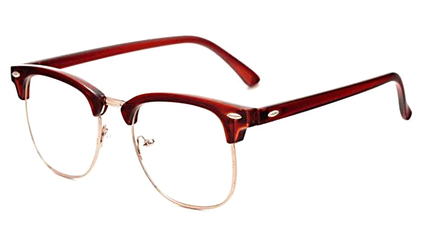 Classy Men Glasses Clear/Brown - Classy Men Collection