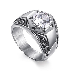Deluxe signet ring for men