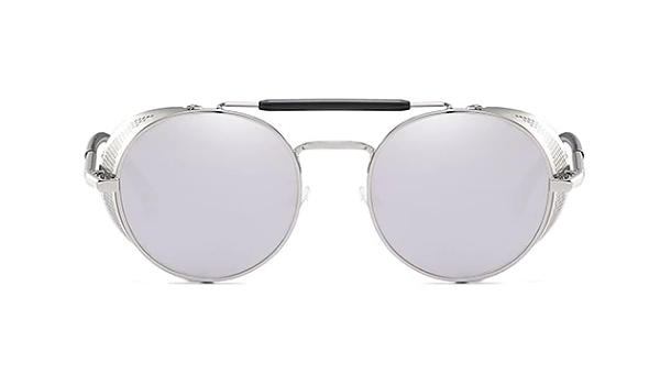 Chanel - Occhiali Rotondi da Sole - Argento Scuro Rosa Graduato - Chanel Eyewear Chanel - Occhiali Rotondi da Sole - Argento Scuro Rosa Graduato - Chanel Eyewear
