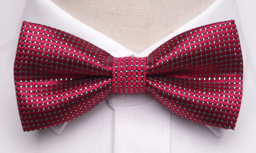 Classy Men Red Fancy Bow Tie