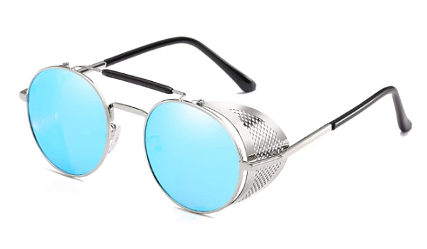 Classy Men Round Side Shield Sunglasses