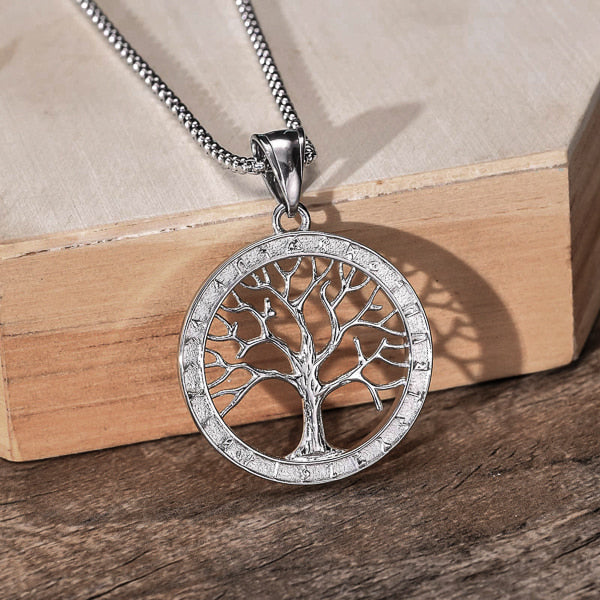CLARA 925 Sterling Silver Gold Rhodium Plated Tree of Life Necklace Chain  4.2 g Online in India, Buy at Best Price from Firstcry.com - 13353431