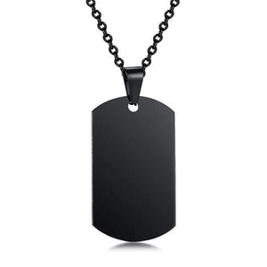 Black Dogtag Chains