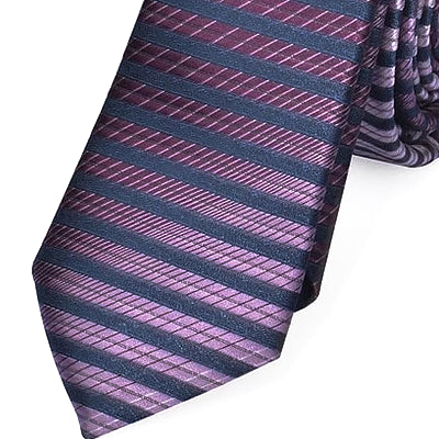 Classy Men Skinny Modern Purple Tie