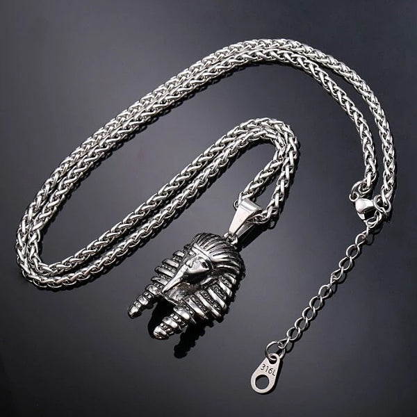 Silver Pharaoh necklace