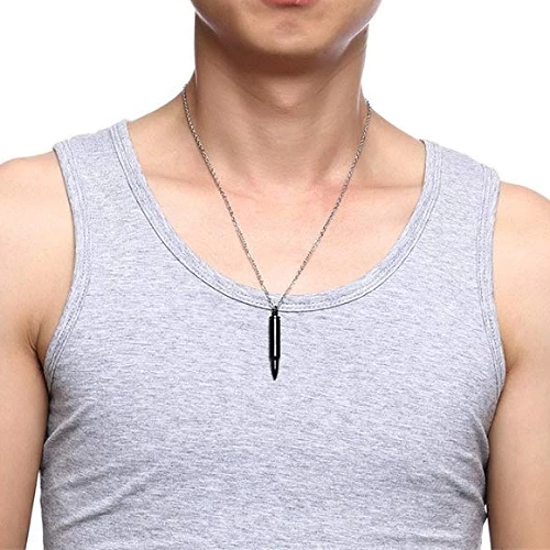 1 Pezzo Collana Elegante In Acciaio Inossidabile Placcato Oro 18k A 1 Pezzo Collana Elegante In Acciaio Inossidabile Placcato Oro 18k A