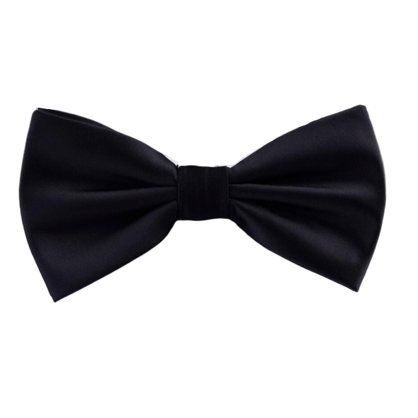 Classy Men Black Silk Pre-Tied Bow Tie - Classy Men Collection