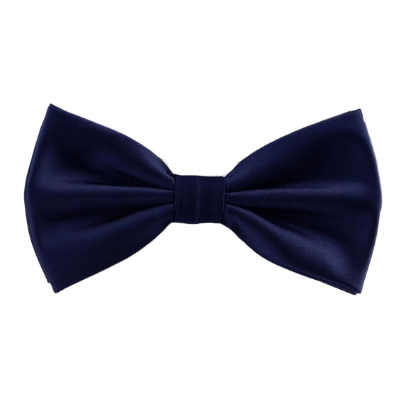 Navy Blue Silk Bow Tie for Men | Pre-Tied | Classy Men Collection