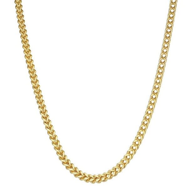 Classy Men 4mm Gold Franco Chain Necklace