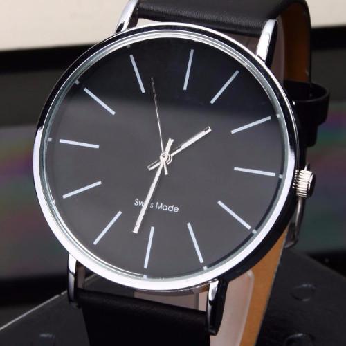 Men's Simple Watch - White & Black