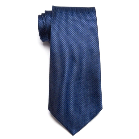 Cravatta classica da uomo di classe blu scuro