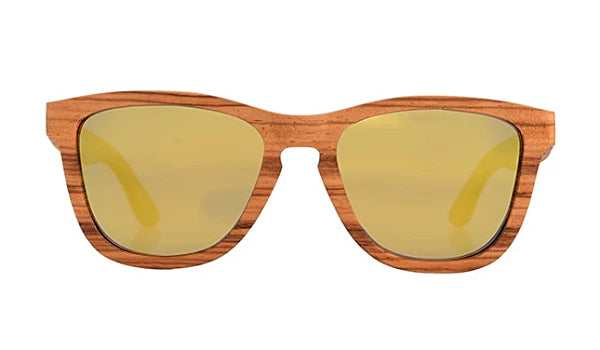 Classy Men Gold Polarized Bamboo Wood Sunglasses - Classy Men Collection