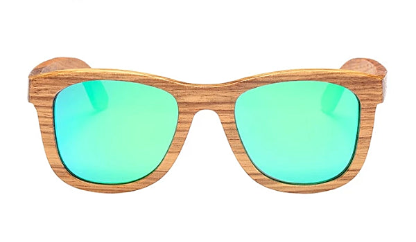 Classy Men Green Polarized Bamboo Wood Sunglasses - Classy Men Collection